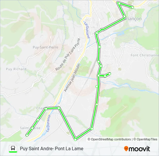 L03-URBAIN Bus Line Map