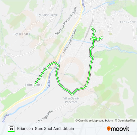 l03urbain Route: Schedules, Stops & Maps - Briancon- Gare Sncf-Arrêt ...