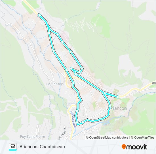 Plan de la ligne L02- URBAIN de bus