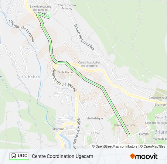 UGC Bus Line Map