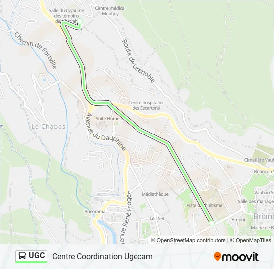 UGC Bus Line Map