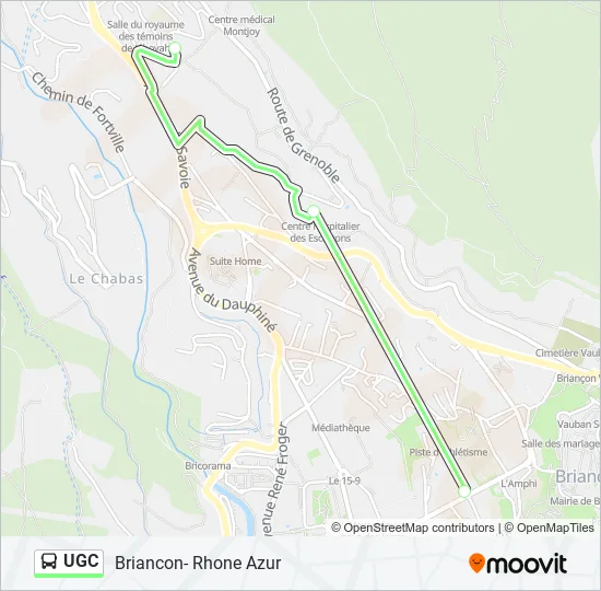 UGC Bus Line Map