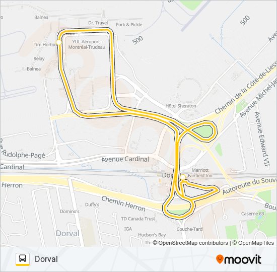 VIA RAIL bus Line Map