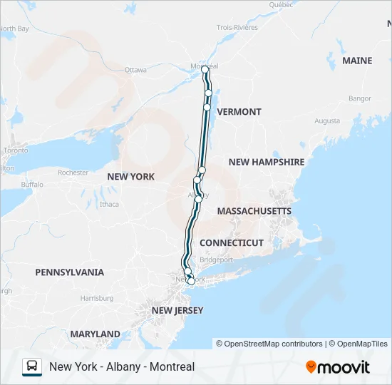 GREYHOUND US0200 Bus Line Map
