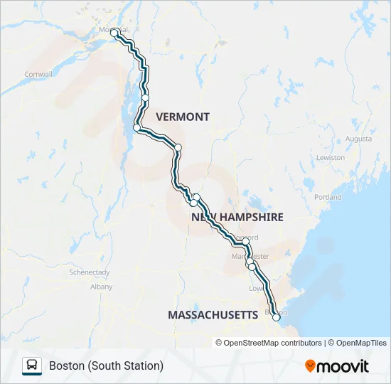 GREYHOUND US0260 Bus Line Map