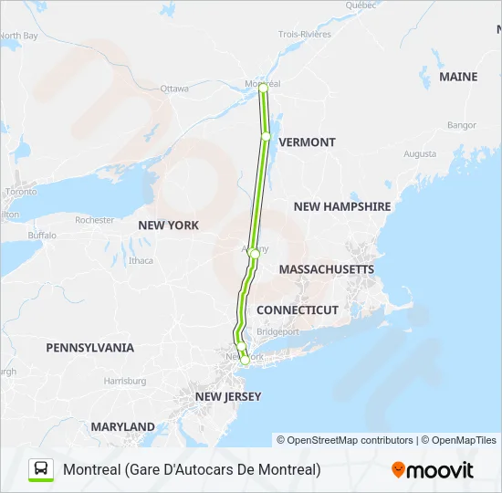 FLIXBUS 2679 Bus Line Map