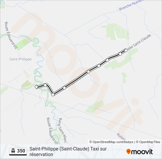 350 Shuttle Line Map