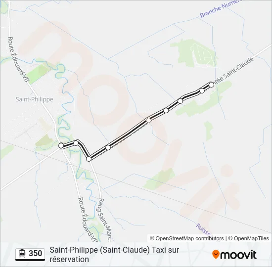 350 Shuttle Line Map