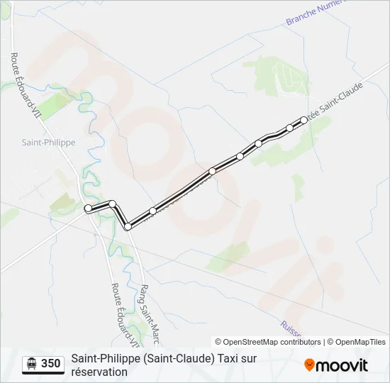 350 Shuttle Line Map