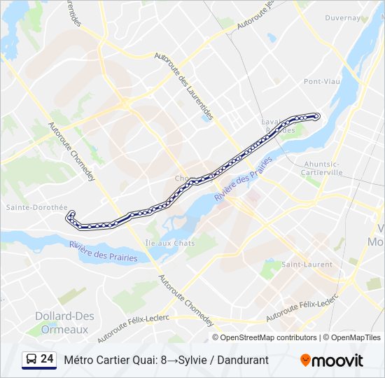 24 Bus Line Map