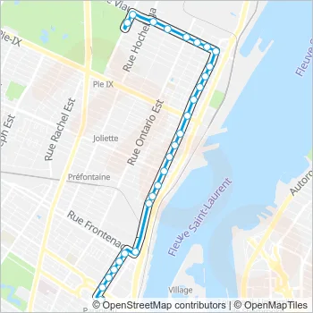 34ルート 34 Route: Schedules, Stops & Maps - Ouest (Updated)