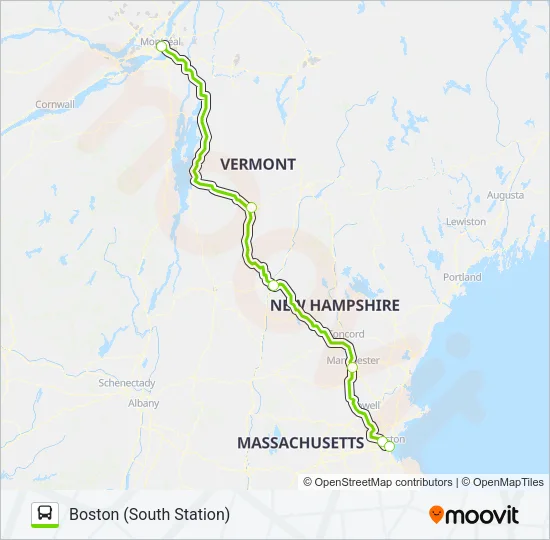 FLIXBUS 2689 Bus Line Map