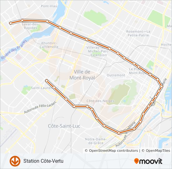 Orange Itineraire Horaires Arrets Plan Station Cote Vertu