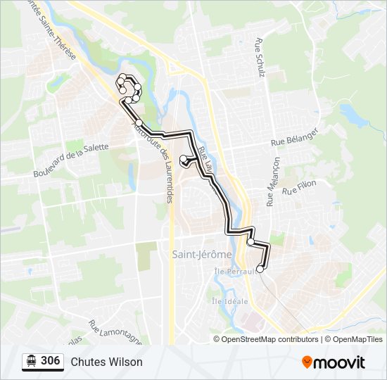 306 Shuttle Line Map