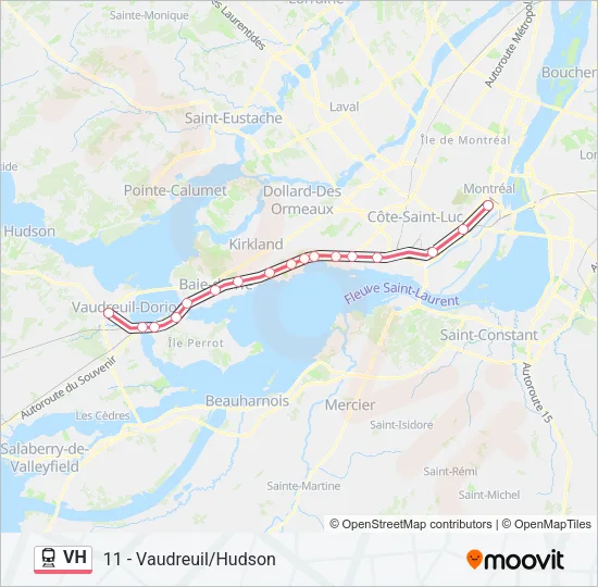 VH Train Line Map