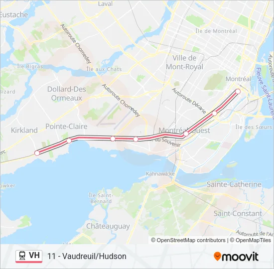 VH Train Line Map