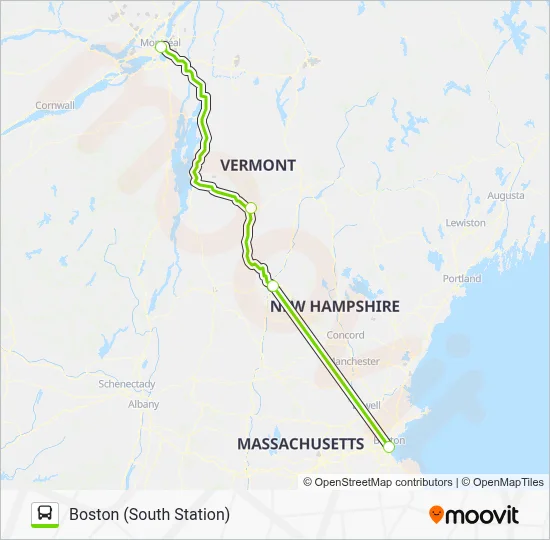 FLIXBUS 2689D Bus Line Map