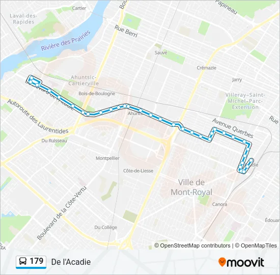 179 Bus Line Map
