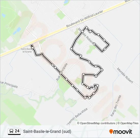 24 Bus Line Map