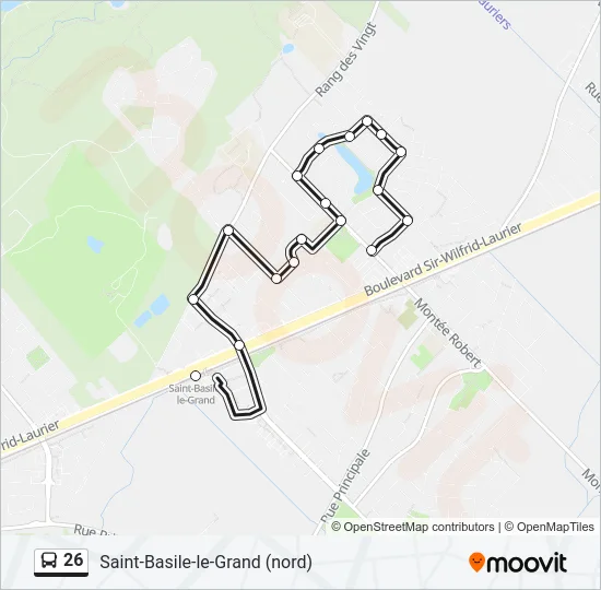 26 Bus Line Map
