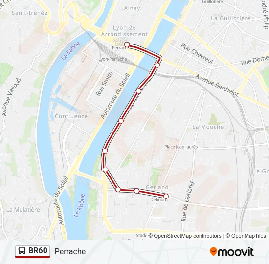 BR60 Bus Line Map