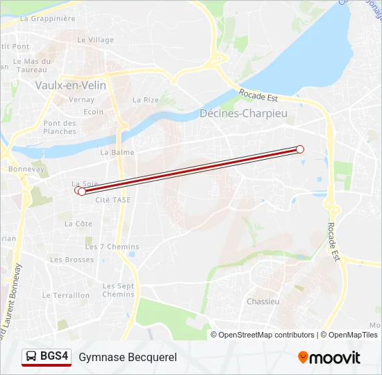 BGS4 Bus Line Map