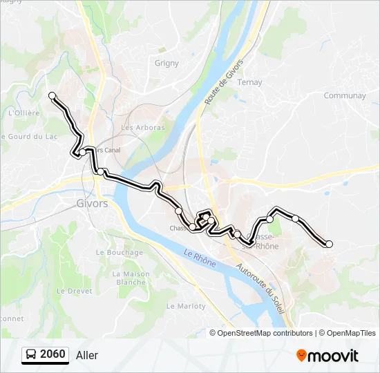 2060 Bus Line Map