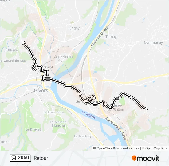 2060 Bus Line Map