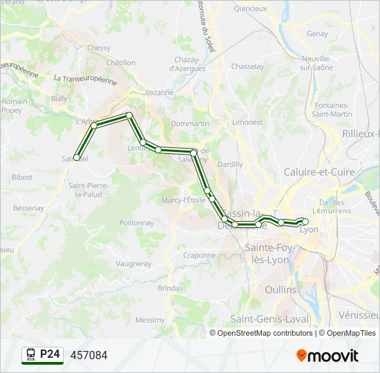 P24 Train Line Map