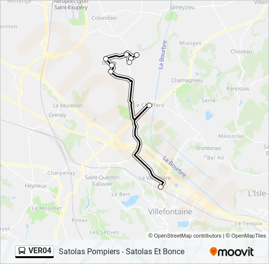 VER04 Bus Line Map