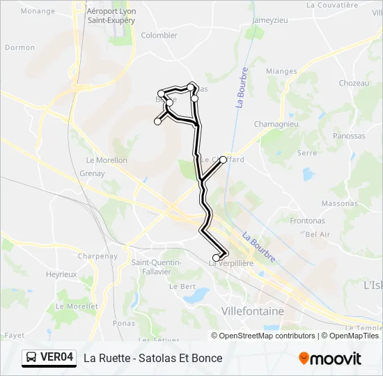 VER04 Bus Line Map