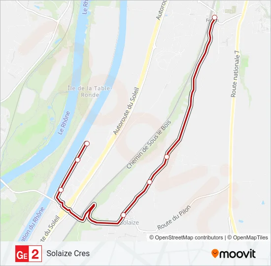 GE2 Bus Line Map