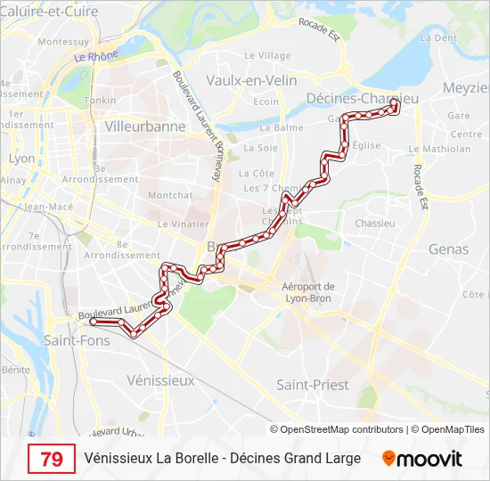 79 Bus Line Map