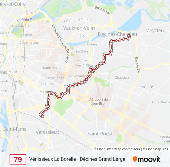 79 Bus Line Map