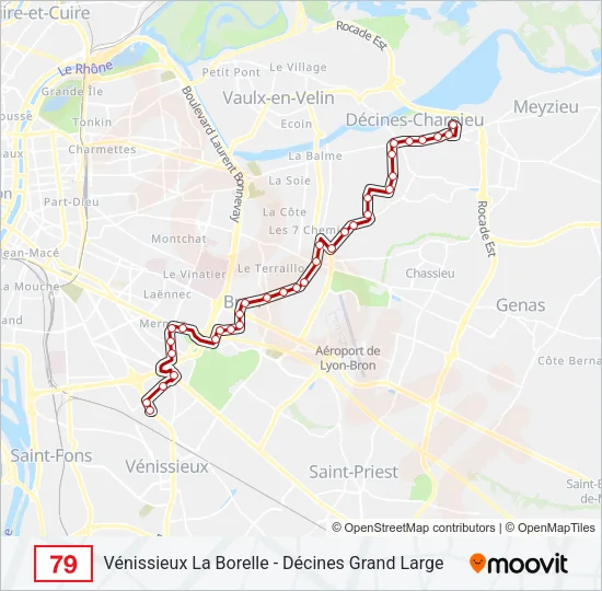 79 Bus Line Map