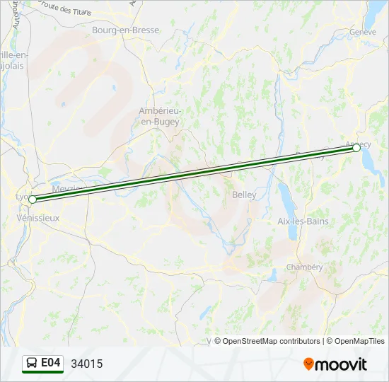 E04 Bus Line Map