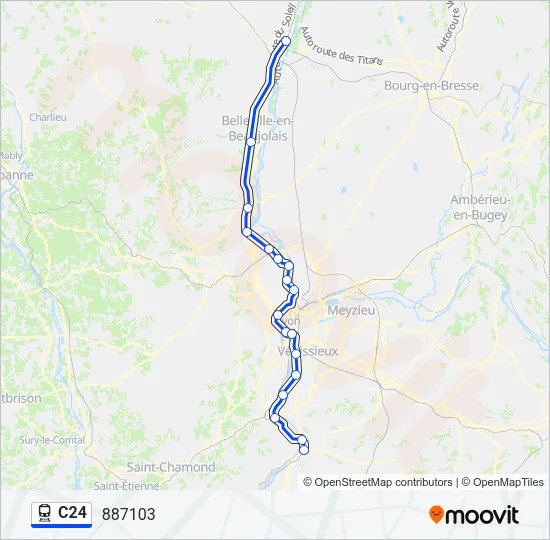 C24 Train Line Map