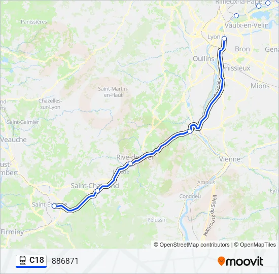 C18  Line Map