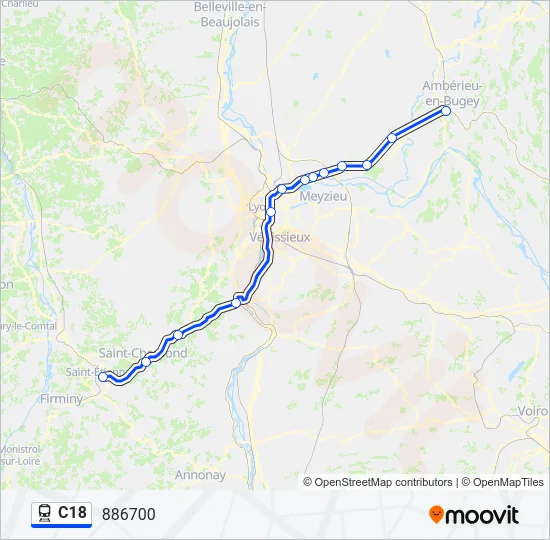 C18  Line Map