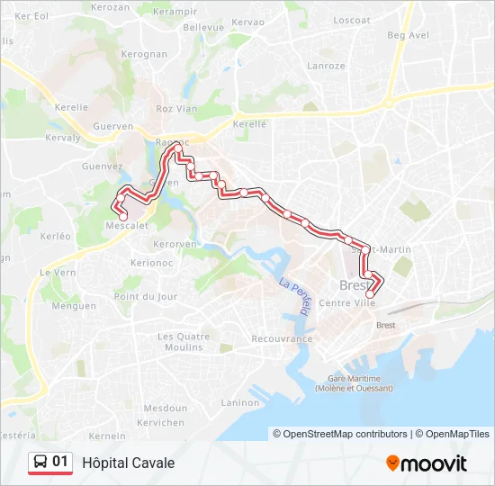 01 Bus Line Map