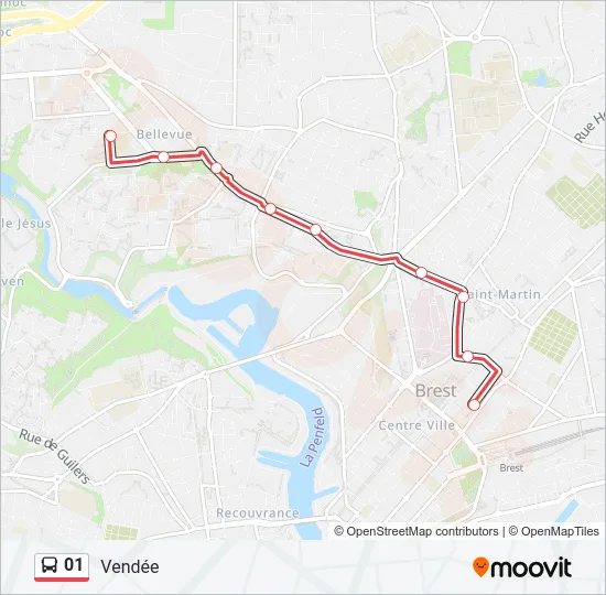 01 Bus Line Map