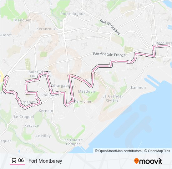 Mapa de 06 de autobús