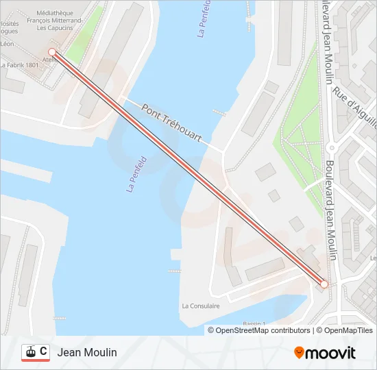 C Gondola Line Map
