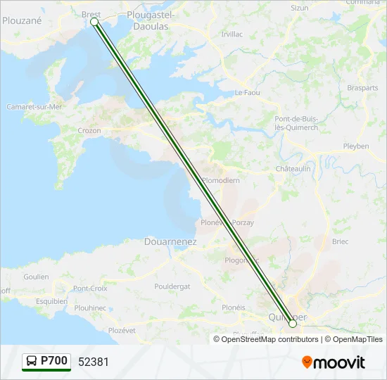 P700 Bus Line Map