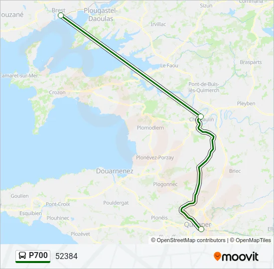 P700 Bus Line Map