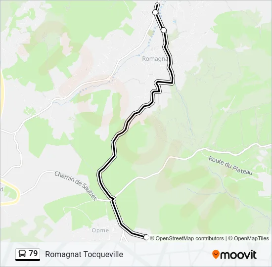 79 Bus Line Map