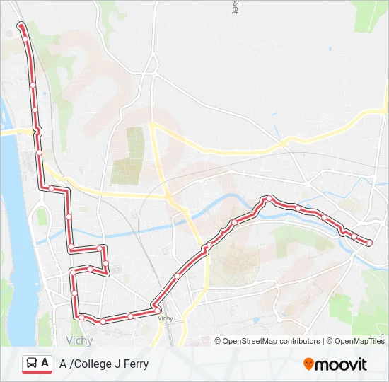 A Bus Line Map
