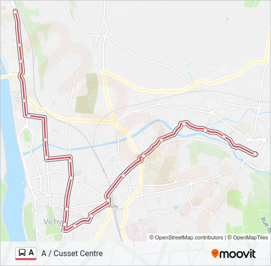 A Bus Line Map