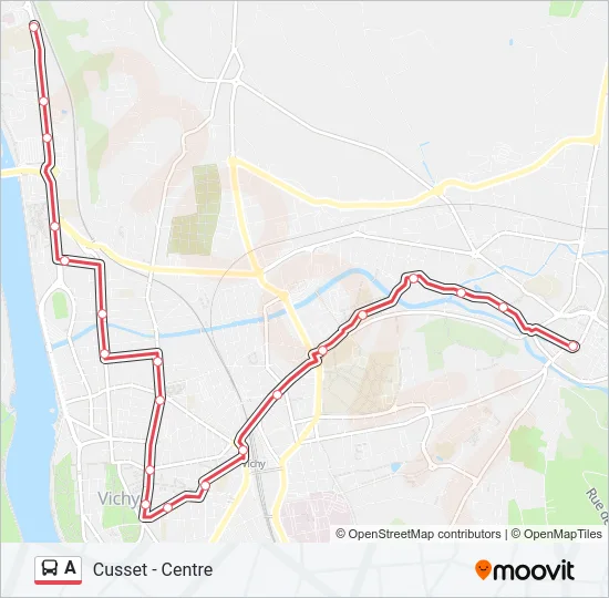 A Bus Line Map