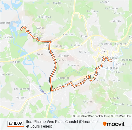 ILOA Bus Line Map